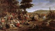 Peter Paul Rubens Lord Paul Feast Festival France oil painting artist